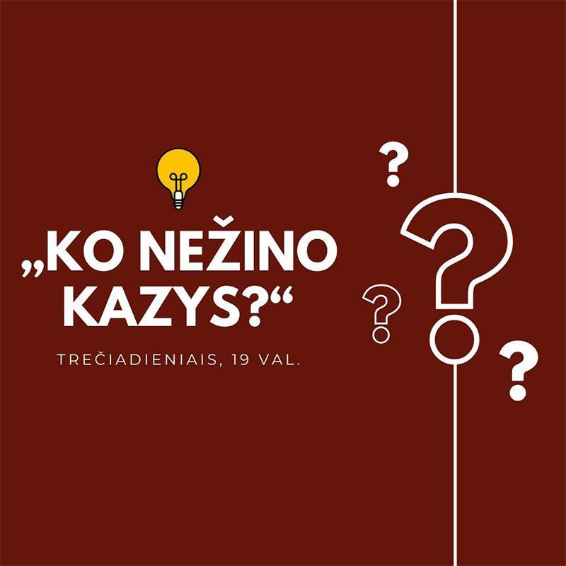 Protų Lyga arba „Ko nežino Kazys?“ Anykščiuose