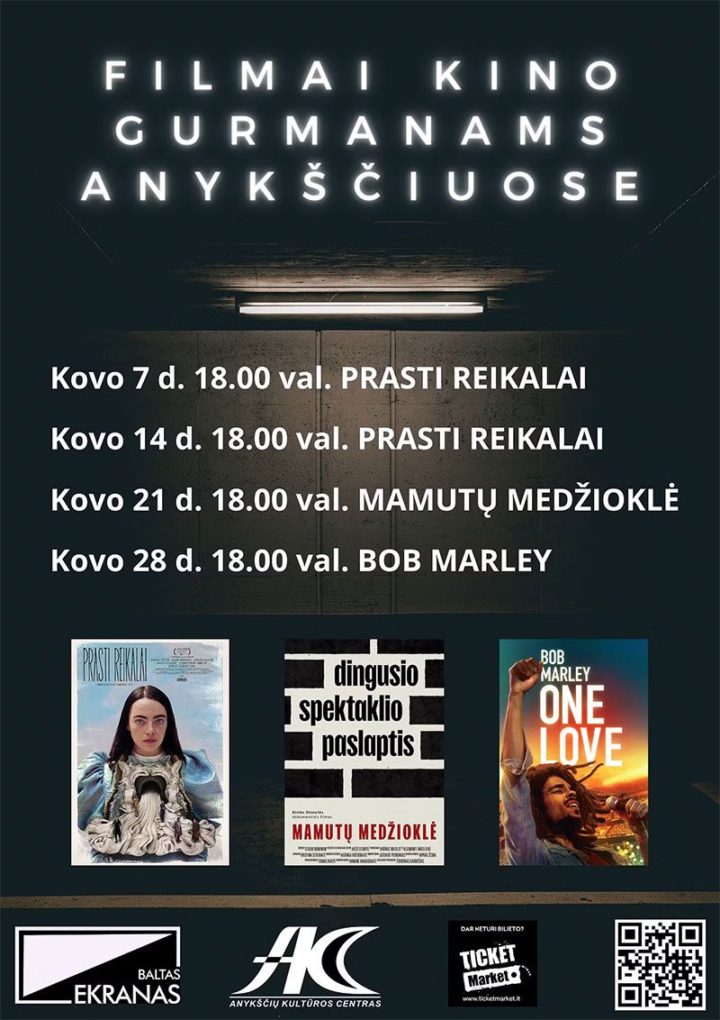 Filmai kino gurmanams Anykščiuose / Kino filmas „Bob Marley: One Love“ (2023 m., Trukmė: 1h 34 min)