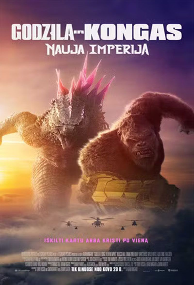 Kino filmas „Godzila ir Kongas: nauja imperija“ (2024 m., Trukmė: 1 h 55 min)