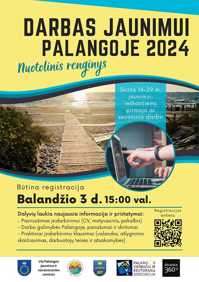 Renginys „Darbas jaunimui Panangoje 2024“