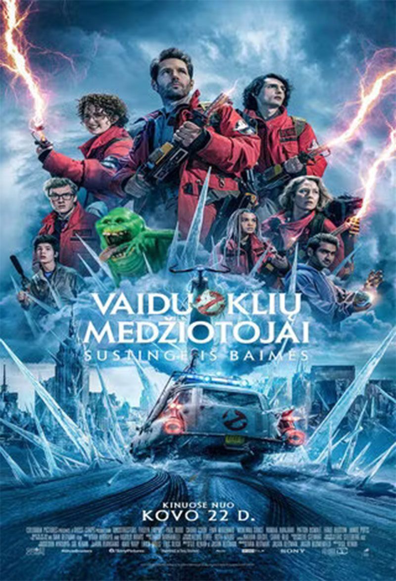 Kino filmas „Vaiduoklių medžiotojai: sustingę iš baimės“ (2024 m., Trukmė: 2 h 05 min)