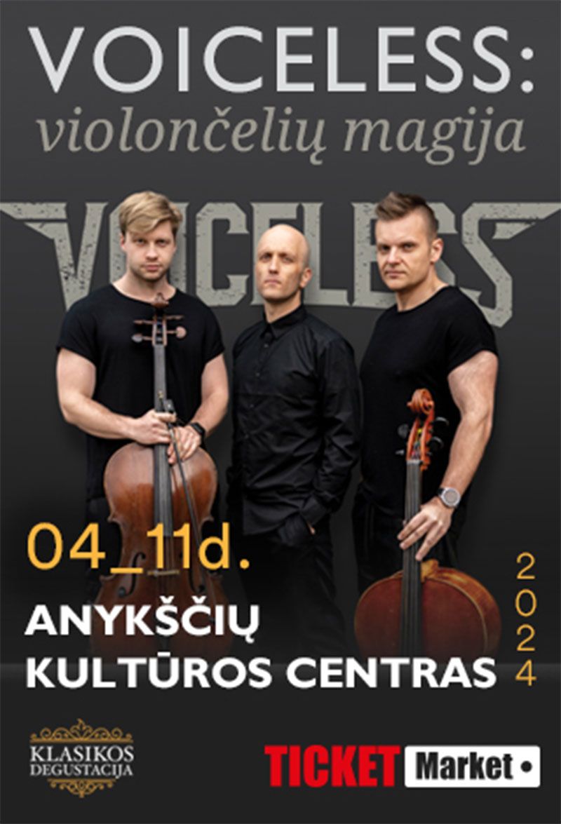 Koncertas „Voiceless violončelių magija“
