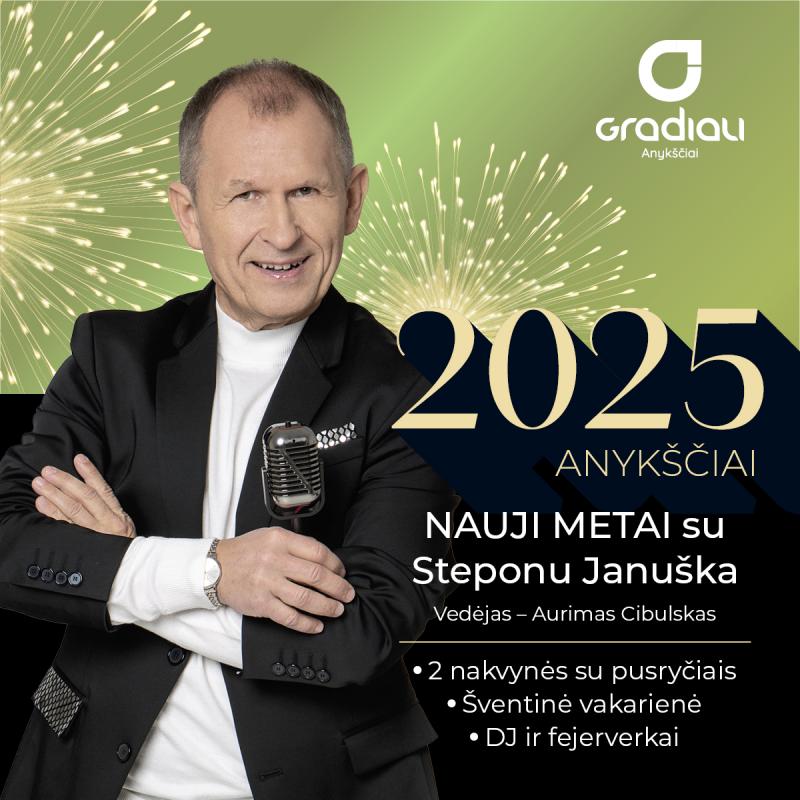 Naujųjų metų sutyktuvės viešbutyje „Gradiali Anykščiai“