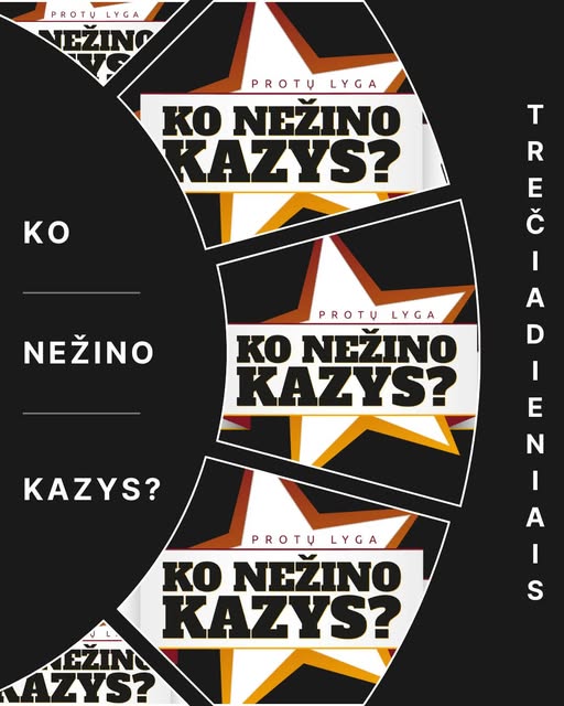 Protų Lyga arba „Ko nežino Kazys?“ Anykščiuose