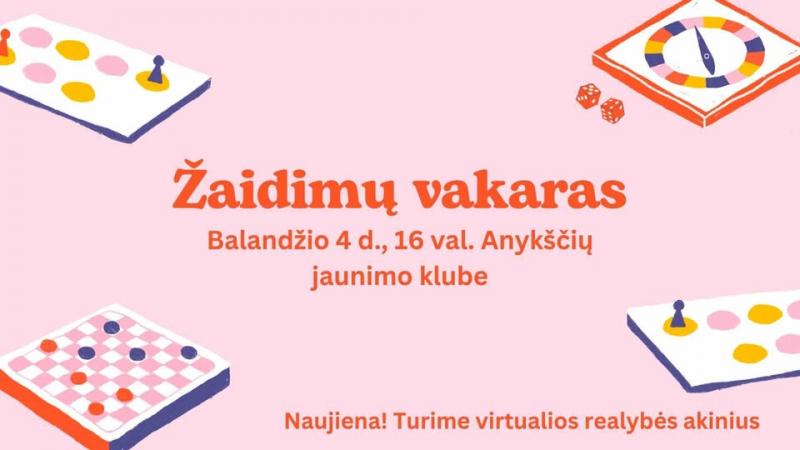 Žaidimų vakaras!
