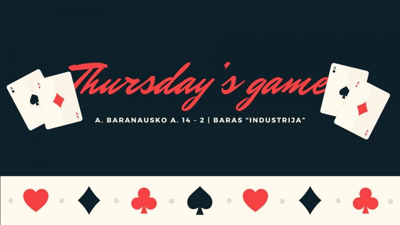 Pokerio vakaras „Thursdays Game!“