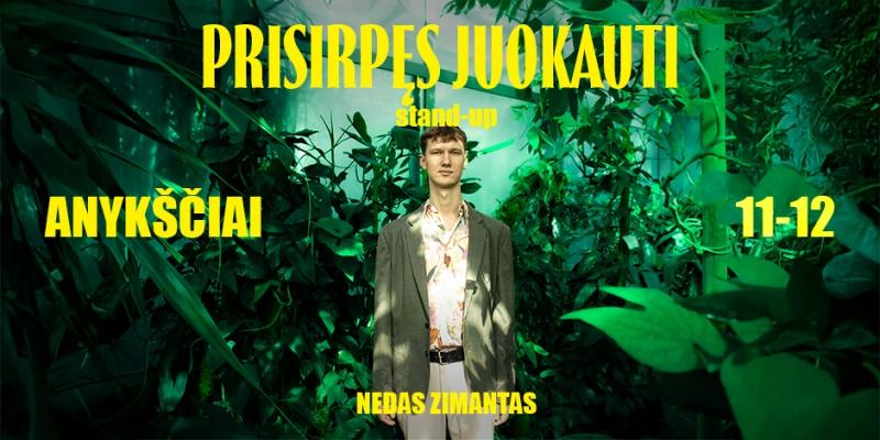 Nedo Zimanto stand-up „Prisirpęs juokauti“