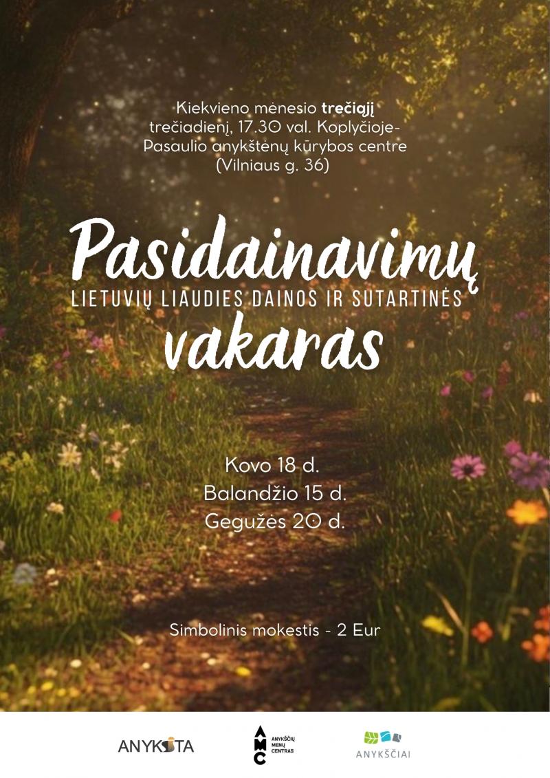 Lietuvių liaudies dainos ir sutartinės „Prasidainavimų vakaras“