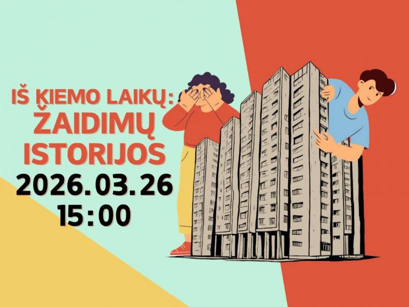 Paskaita ir gyva diskusija „Iš kiemo laikų: žaidimų istorijos“