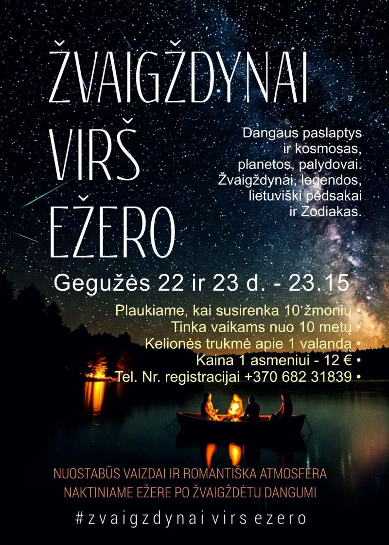 Pramoga ant vandens „Žvaigždynai virš ežero“