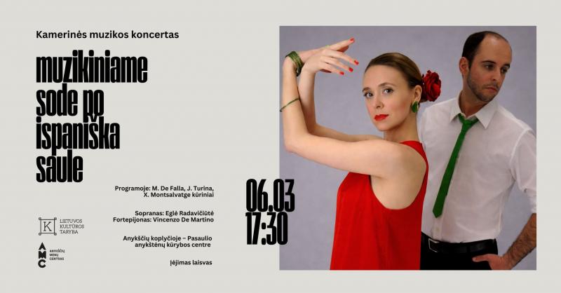 Koncertas „Muzikiniame sode po ispaniška saule“