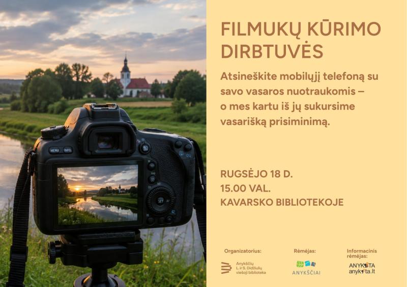 Filmukų kūrimo dirbtuvės