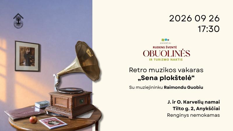 Retro muzikos vakaras „Sena plokštelė“