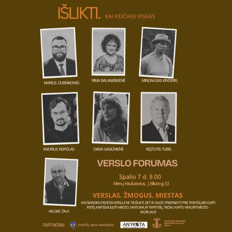 Verslo forumas „VERSLAS. ŽMOGUS. MIESTAS.“