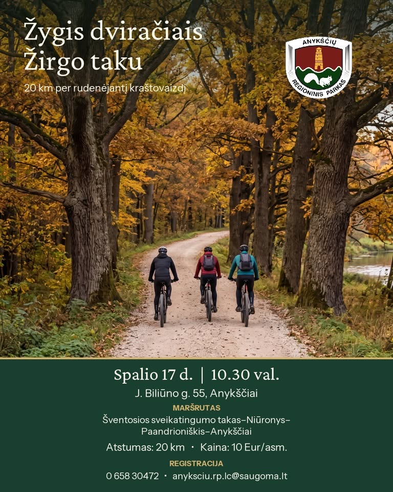 Žygis „Rudenėjančio Žirgo taku dviračiais“