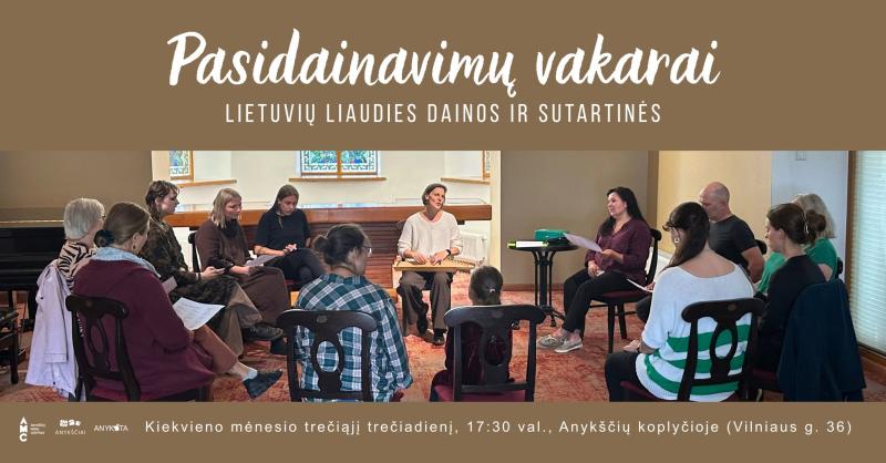 Pasidainavimų vakarai: Lietuvių liaudies dainos ir sutartinės