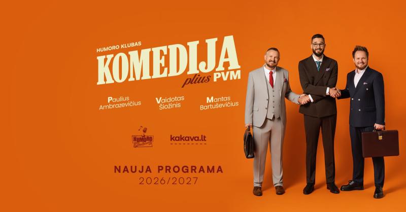 „Humoro klubo“ programa „Komedija plius PVM“