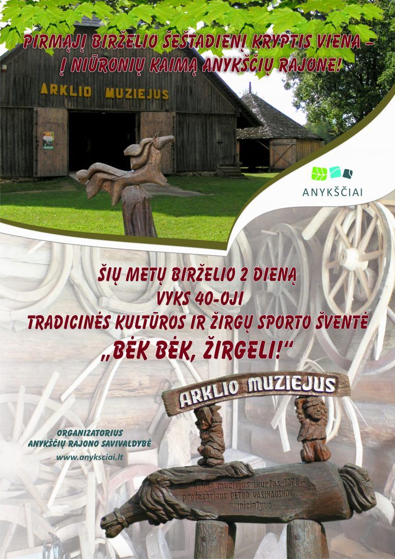 39-oji Respublikinė tradicinės kultūros ir žirgų sporto šventė „Bėk bėk, žirgeli!“ (2018) / Arklio muziejaus 40-metis Niūronyse