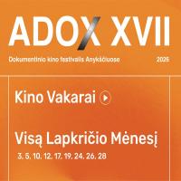 Filmų XVII festivalis „Adox“