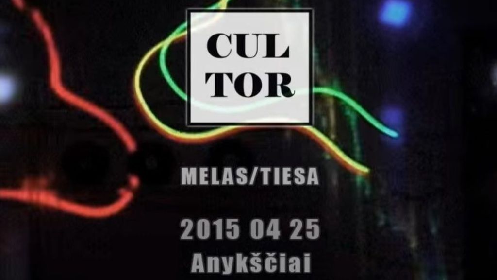 2015 04 25 - Cultor - Melas / Tiesa (Gyvai) / DISKOTEKA su grupe CULTOR