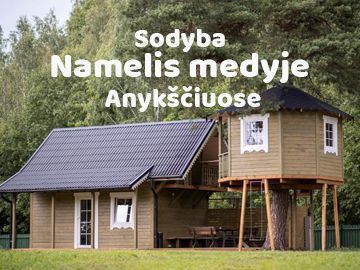 Nakvynė  „Namelis - Medyje“ Anykščiuose