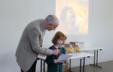 2019 03 20 - „Laimės diena bibliotekoje“ su rašytoju Linu Bitvinsku