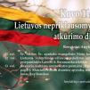 Lietuvos nepriklausomybės atkūrimo diena Anykščiuose (2014) - Valstybinės vėliavos kėlimo ceremonija