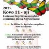 Lietuvos nepriklausomybės atkūrimo diena Anykščiuose (2015) - Šv. Mišios Šv. Apaštalo evangelisto Mato bažnyčioje