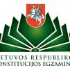 Lietuvos respublikos konstitucijos egzaminas