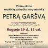 Vargonininko P. Garšvos minėjimas