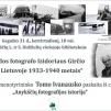 Fotografo Tomo Ivanausko paskaita „Spaudos fotografo Izidoriaus Girčio veikla Lietuvoje 1933-1940 metais“