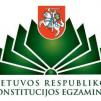 Lietuvos respublikos konstitucijos egzaminas - I etapas