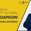 Susitikimas su „Laisvės TV“ žurnalistu iš R.I.T.A. tyrimų komandos Liudu Dapkumi