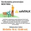 Savižudybių prevencijos mokymai „safeTALK“ (Išankstinė registracija)
