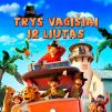 Animacinis kino filmas vaikams „Trys vagišiai ir liūtas“ (2023m., Trukmė: 79min) 