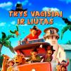 Animacinis kino filmas vaikams „Trys vagišiai ir liūtas“ (2023m., Trukmė: 79min)