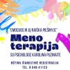 Meno terapijos užsiėmimas „Mano emocijos ir jų raiška piešinyje“