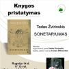 Tado Žvirinskio knygos „Sonetariumas“ pristatymas